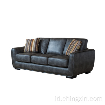 Sofa grosir kulit aire sectional sofa set tiga kursi ruang tamu sofa furniture